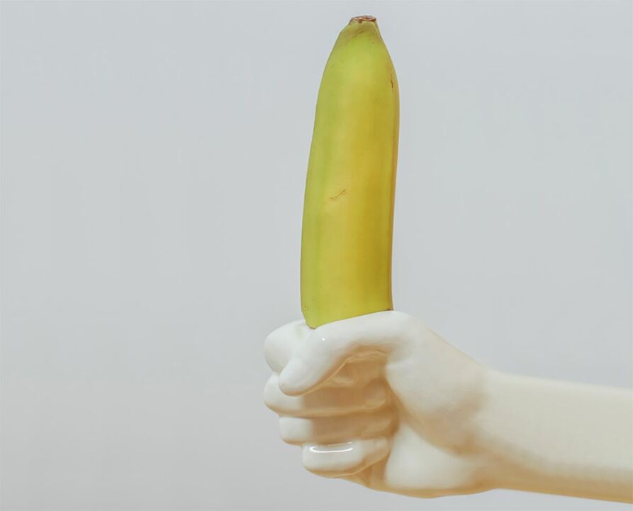 la banana simboleggia il pene allargato