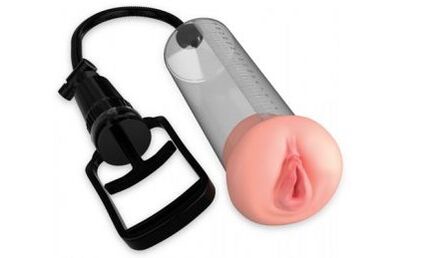 pompa con vibratore per l'ingrandimento del pene